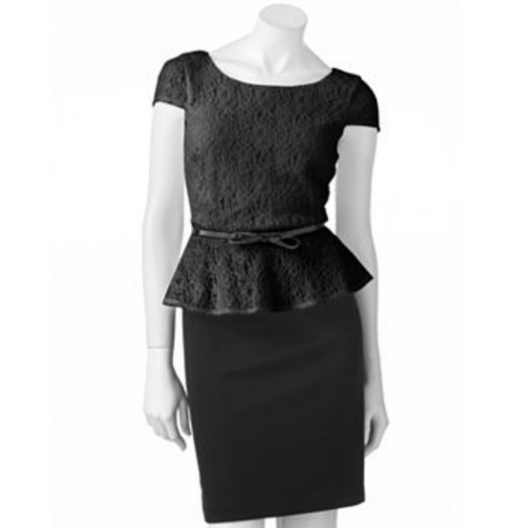 Elle Peplum Dress - Picture 1 of 4